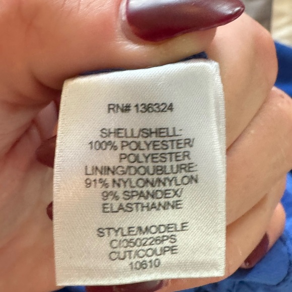 Halston Heritage SL Sunburst Pleat Sheath Dress Sz 8 - Picture 5 of 10